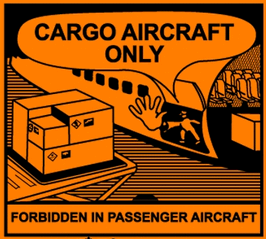 Cargo Aircraft Only Label